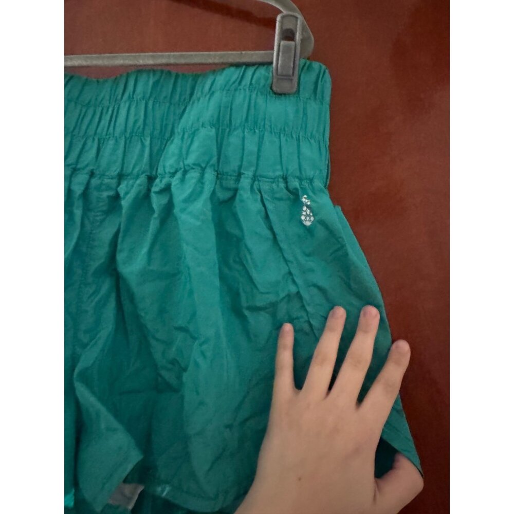 Free People Movement Green Shorts The Way Home Women’s Size Large - Picture 3 of 5